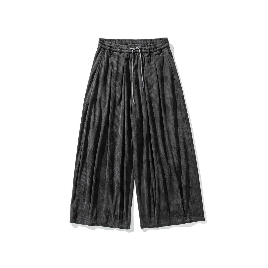 Herren Weite Cord-Loungehose mit Kellerfalten, elastischem Bund und Ballonbeinschnitt Shop Nory