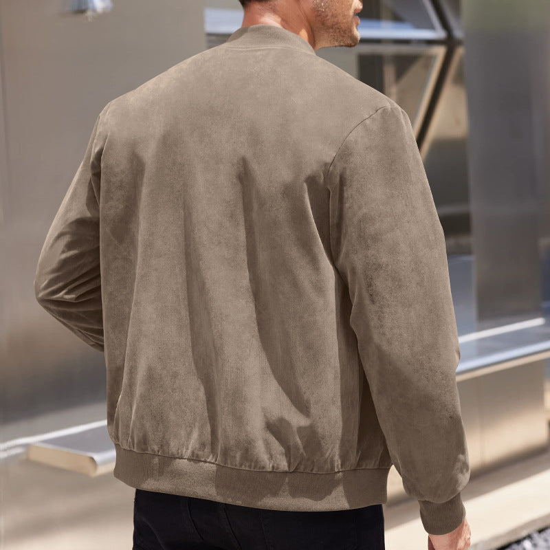 Herren stylische Bomberjacke mit sportlichem Schnitt