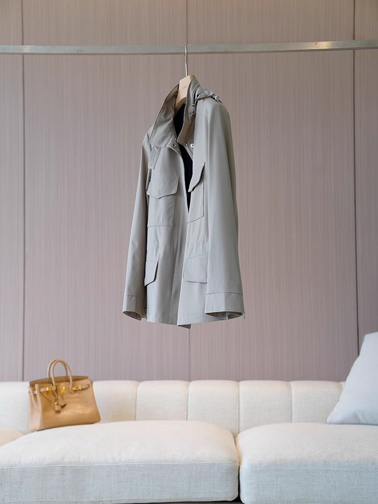 Damen Stylische Übergangsjacke mit praktischen Taschen Shop Nory