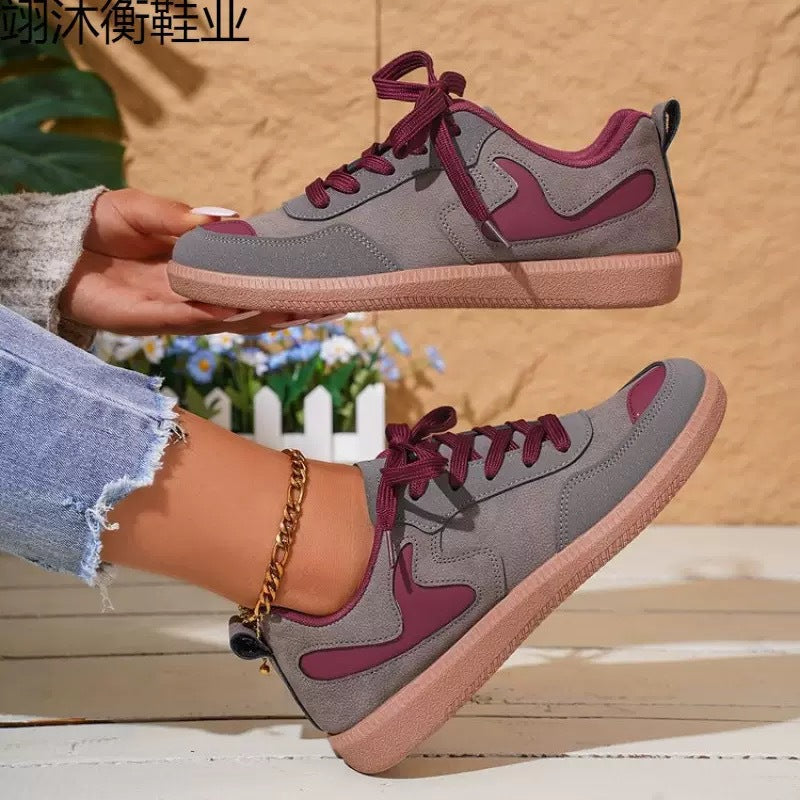 Damen Retro-Sneaker mit Gummisohle, leichtem Textilfutter und Komfortfußbett Shop Nory