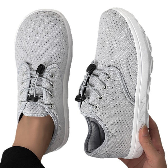 Damen Leichter Freizeit-Sneaker mit Schnellzug-Kordel, perforiertem Mesh & stoßdämpfender Laufsohle Shop Nory