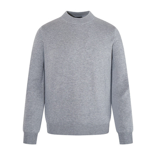 Herren Feinstrickpullover mit leichtem Stehkragen und gerippten Bündchen Shop Nory