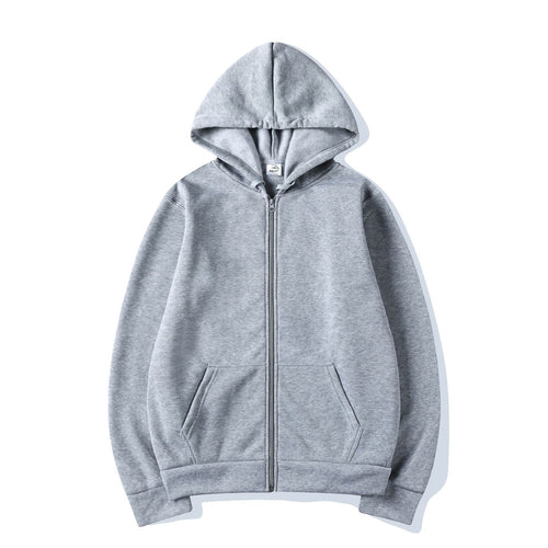 Damen Kapuzensweatshirt mit durchgehendem Reißverschluss und seitlichen Taschen
