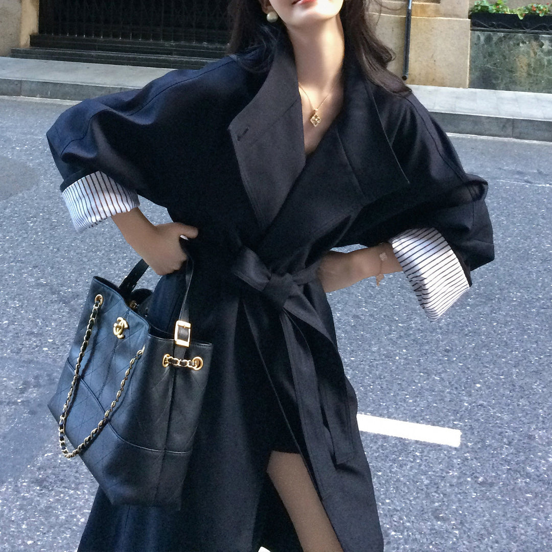 Damen Modische Übergröße Trenchcoat Shop Nory