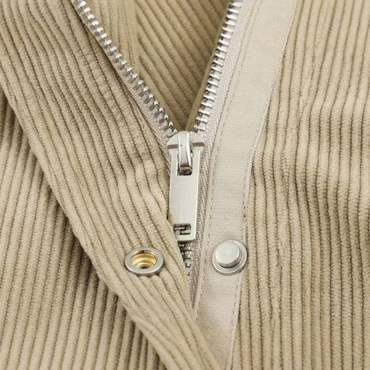 Damen Kurzjacke aus Cord mit taillierendem Gürtel und Druckknopfleiste Shop Nory