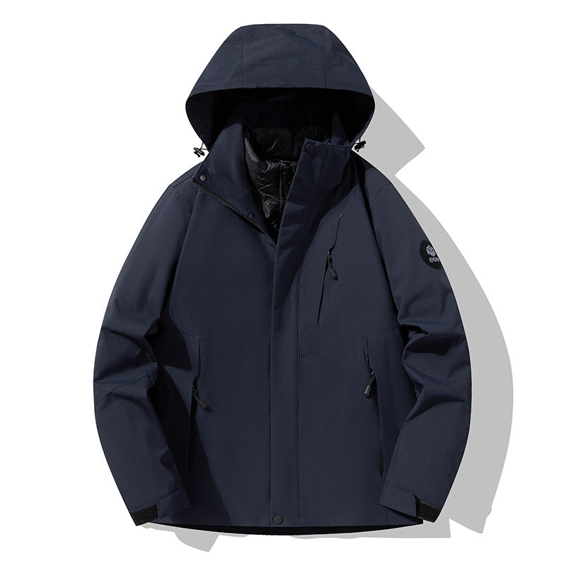 Herren Dreifach kombinierbare Funktionsjacke mit abnehmbarer Steppweste Shop Nory