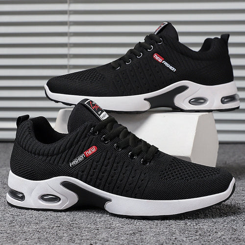 Herren nan leichter Performance-Sneaker mit 3D-Strickoberteil, integrierter Luftkammer-Zwischensohle und rutschfester Trail-Laufsohle Shop Nory