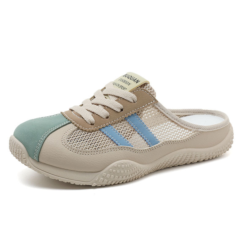 Damen Bequeme Clogs mit atmungsaktivem Obermaterial und griffiger Sohle