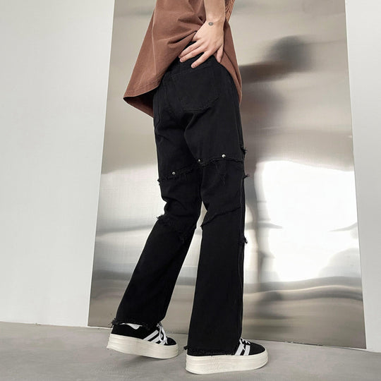 Herren Lässige Weitbein-Jeans Shop Nory