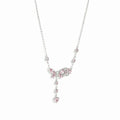 Damen elegante Halskette mit funkelnden Schmetterlingsanhängern Shop Nory