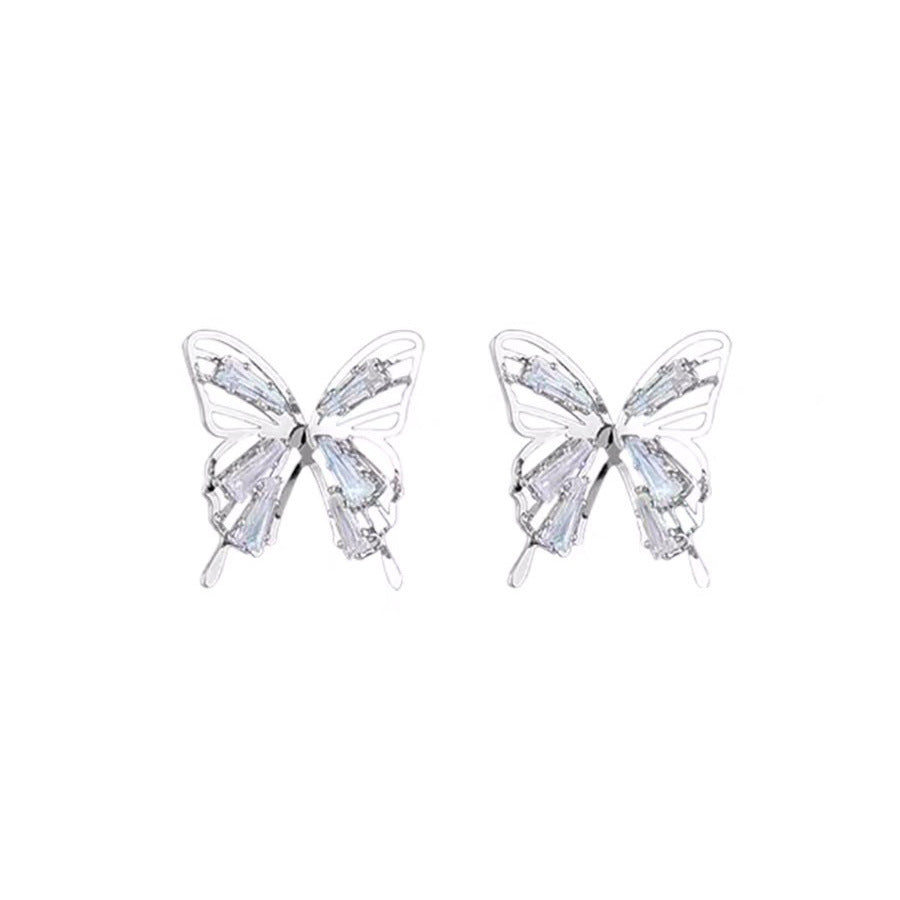 Damen Ohrstecker im Schmetterlingsdesign mit funkelnden Zirkonia Shop Nory