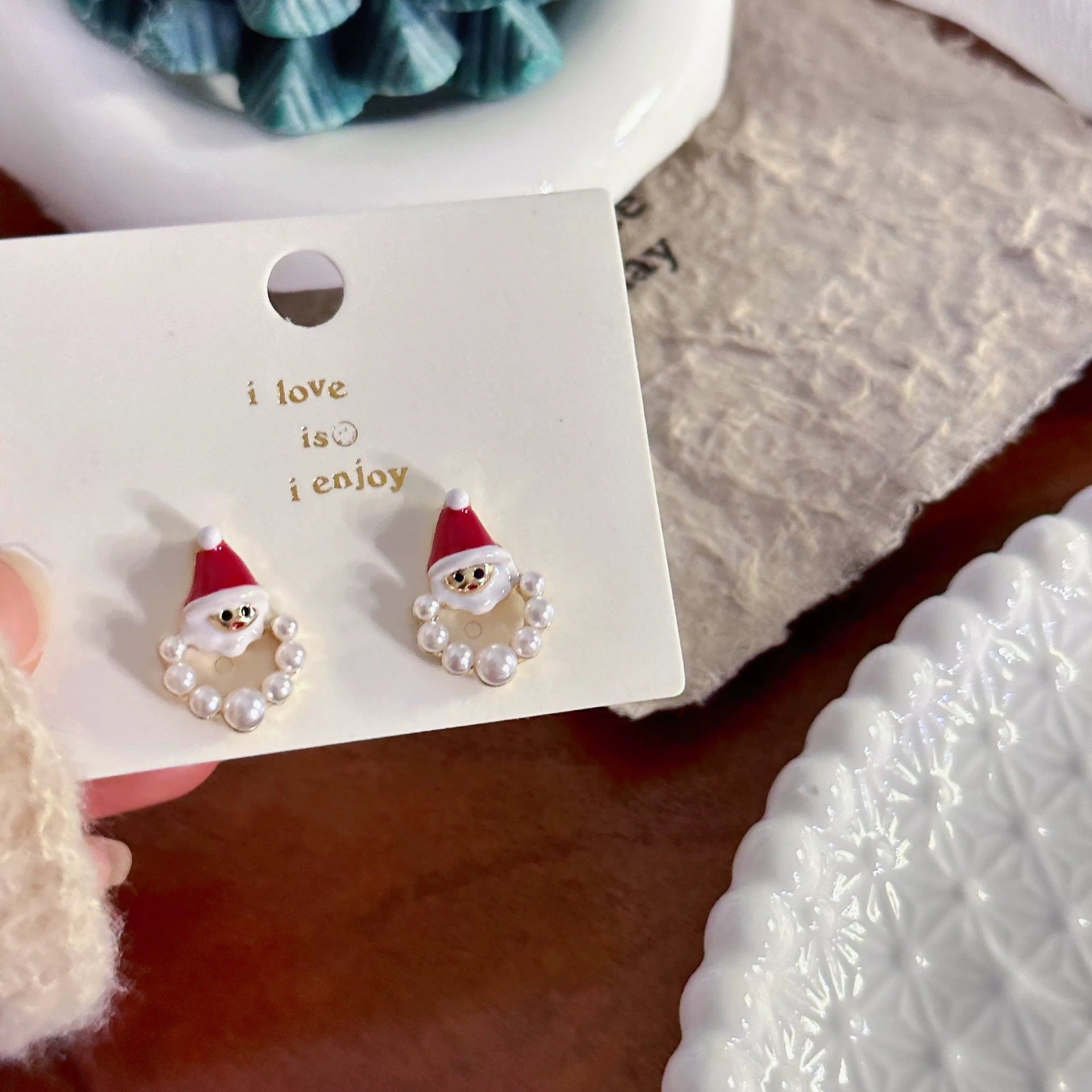 Damen Ohrstecker im festlichen Weihnachtsdesign Shop Nory