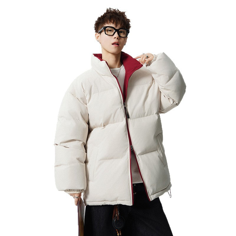 Herren Kurz geschnittene Oversize Steppjacke mit hohem Kragen Shop Nory