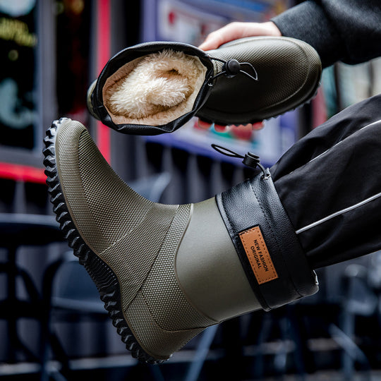 Herren Funktionale wasserdichte Ankle-Gummistiefel mit verstellbarem Bündchen Shop Nory