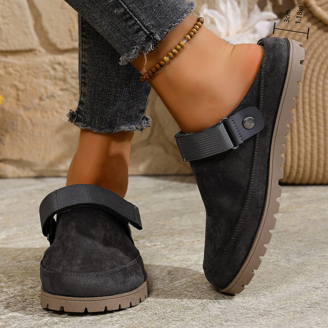 Damen Komfortable Clogs mit verstellbarem Riemen