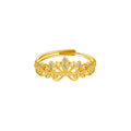 Damen Eleganter Krone-Stil Verstellbarer Ring Shop Nory