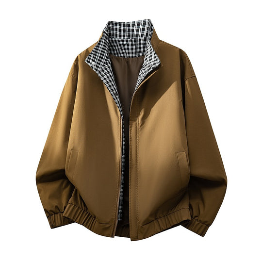 Herren Bequeme Übergangsjacke mit kariertem Innenfutter Shop Nory