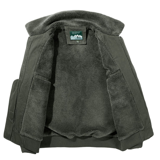 Herren Warme Übergangsjacke mit Fleece-Innenfutter Shop Nory