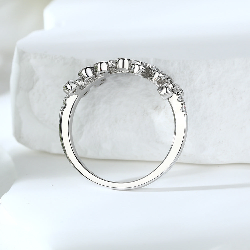 Damen Funkelnder und raffinierter Designer-Ring Shop Nory