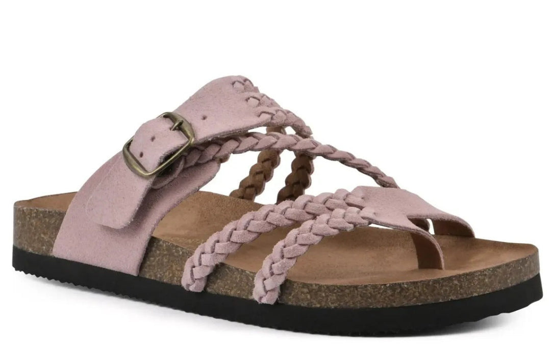 Damen Riemchen-Sandalen mit geflochtenem Design und verstellbarem Riemen