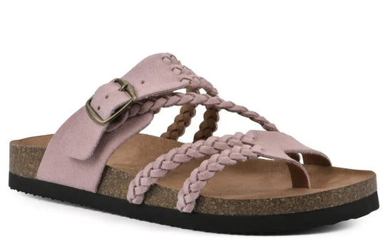 Damen Riemchen-Sandalen mit geflochtenem Design und verstellbarem Riemen