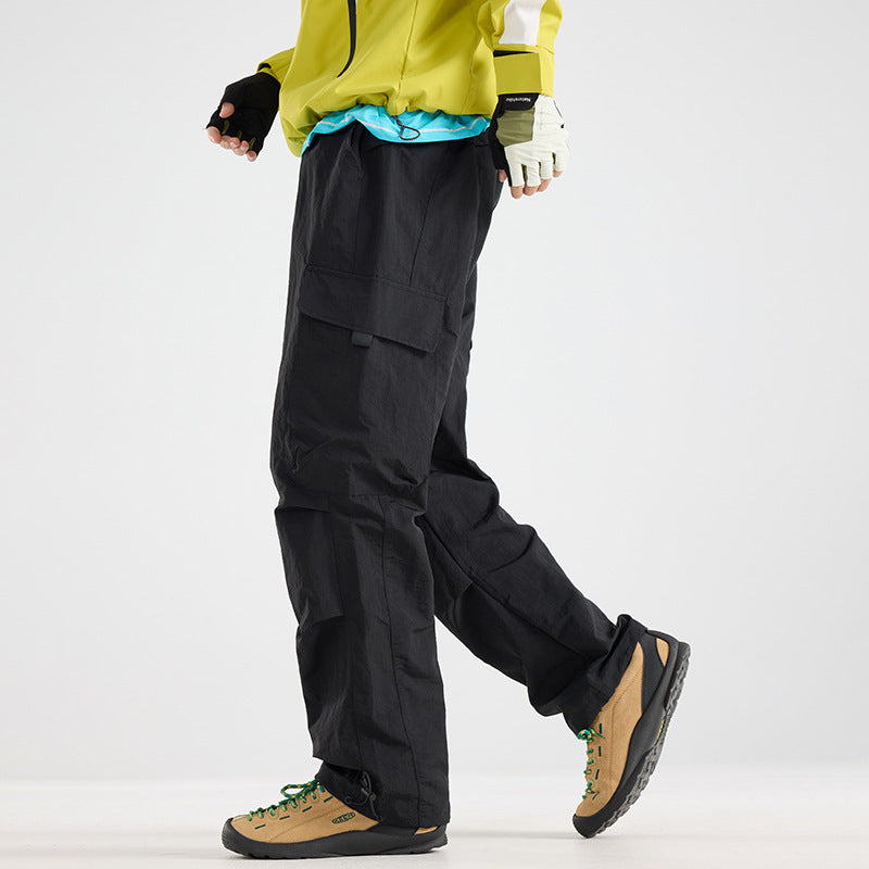 Herren Leichte technische Cargo‑Trekkinghose mit Kordelbund, Utility‑Taschen und verstellbaren Beinabschlüssen Shop Nory