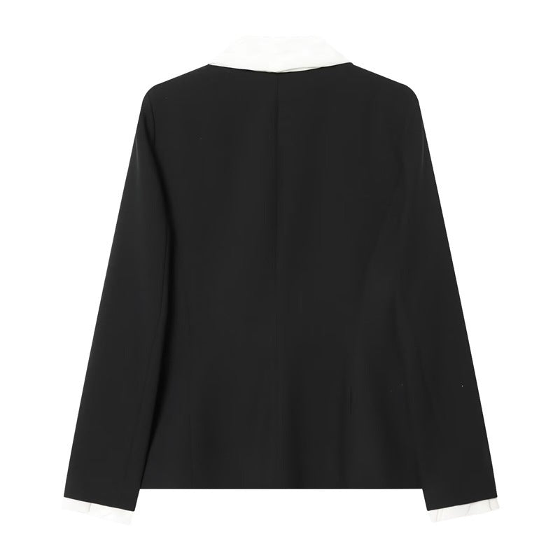 Damen Elegante taillenhohe weit geschnittene Anzughose mit Bügelfalte Shop Nory