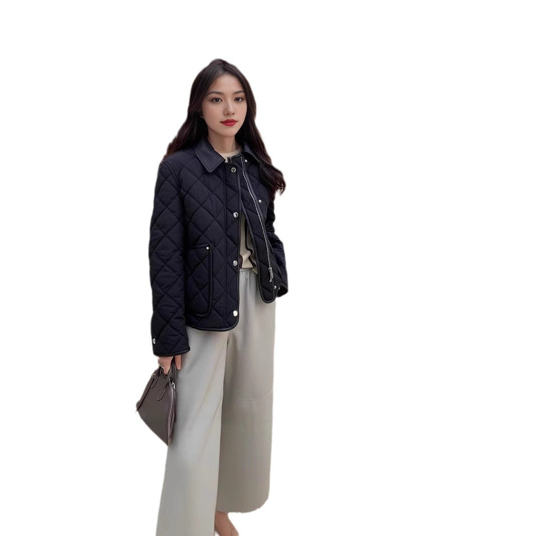 Damen Stylische gesteppte Jacke mit hohem Kragen Shop Nory