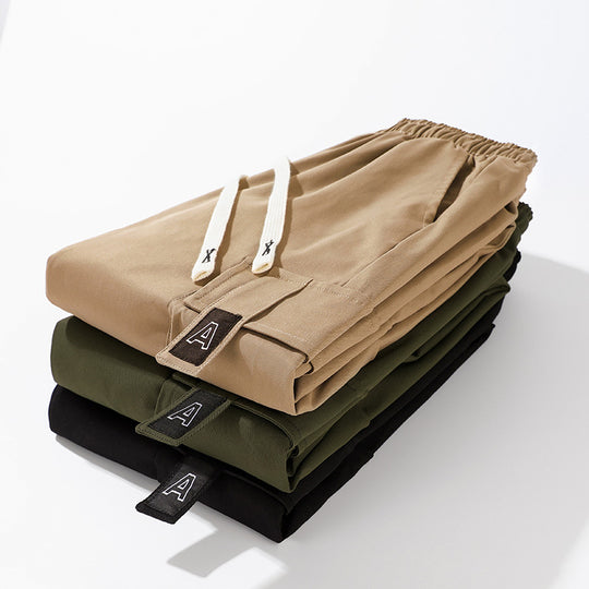Herren Urbaner Utility-Jogger mit Oversize-Cargotaschen, Kordelzug und elastischen Knöcheln Shop Nory