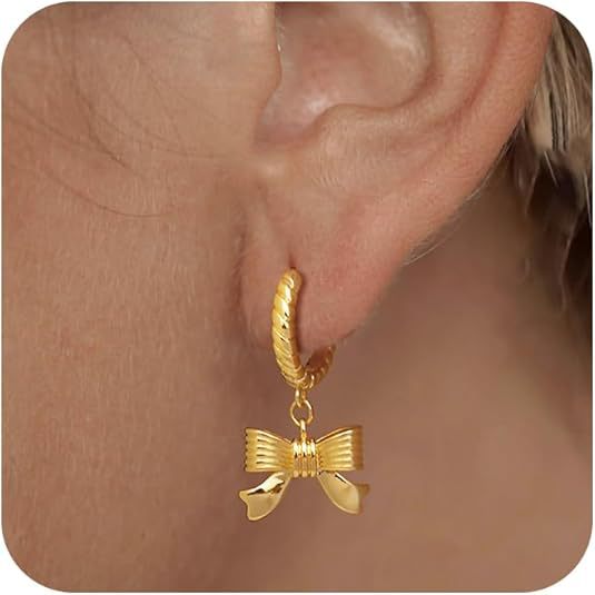 Damen Ohrstecker mit filigranem Schleifen-Design Shop Nory