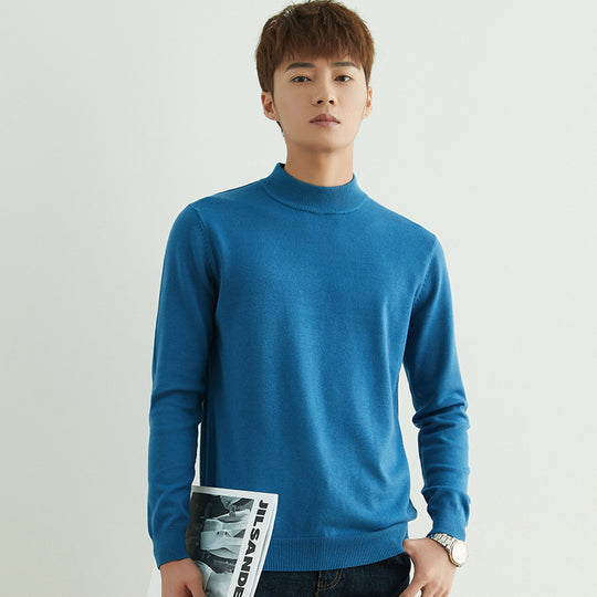 Herren Halbhoher Rollkragenpullover aus Feinstrick mit schmaler Passform Shop Nory