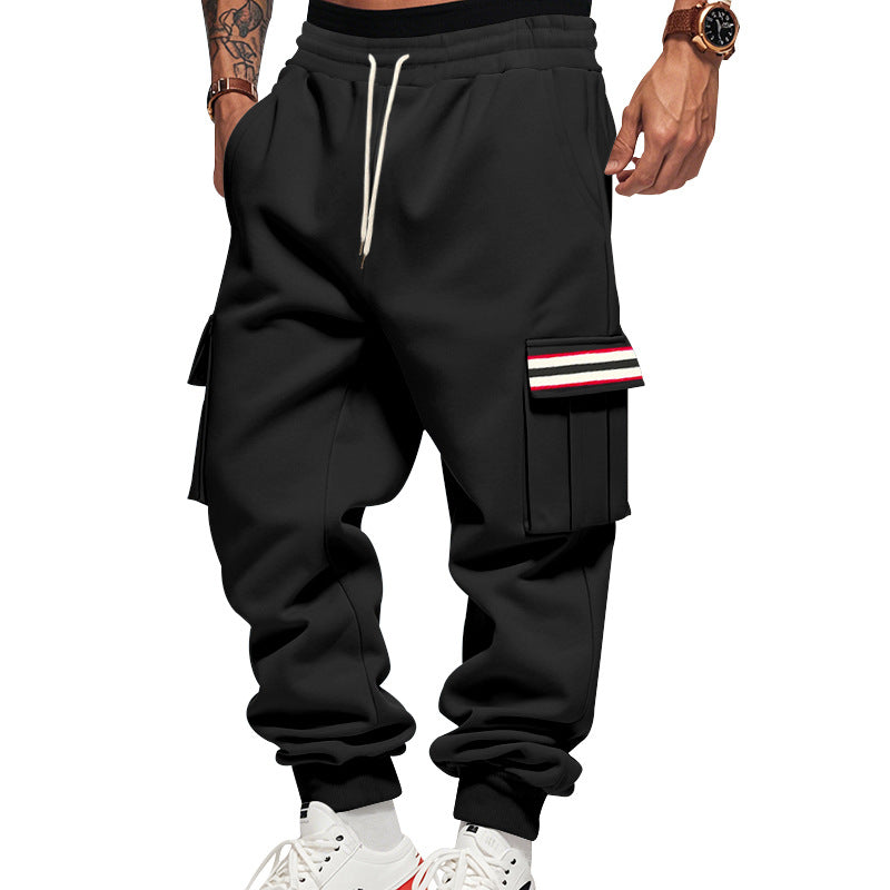 Herren Cargo-Jogginghose mit Mehrfachtaschen und Kordelzug Shop Nory