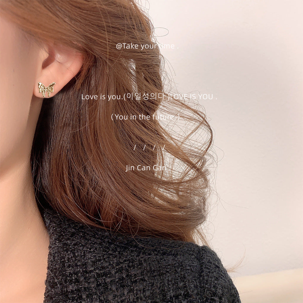 Damen Ohrstecker im eleganten Schmetterlingsdesign Shop Nory 1781703339