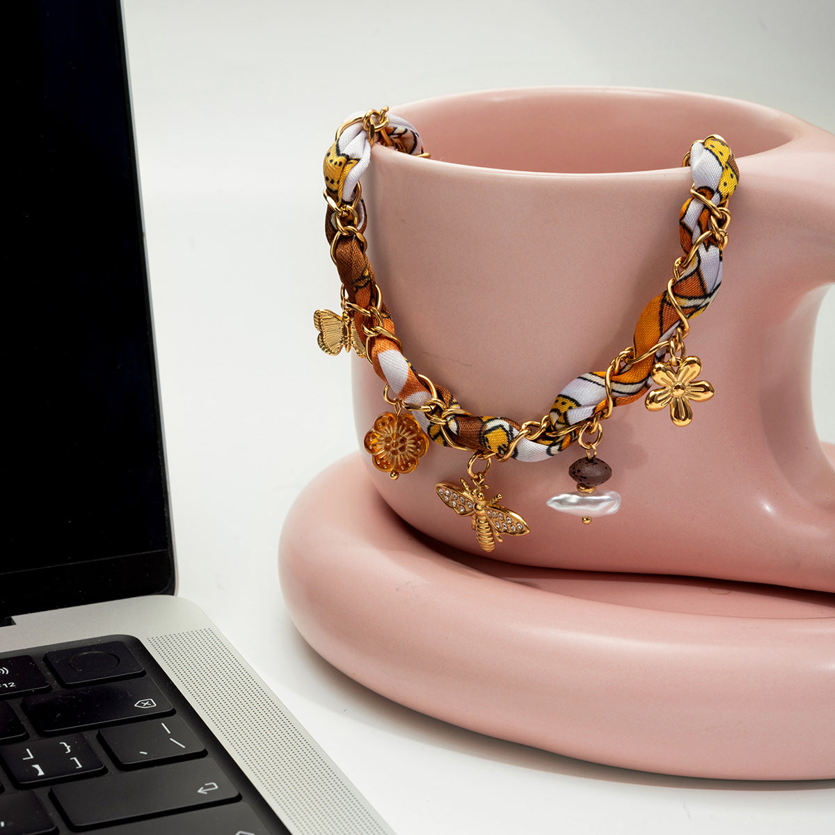 Damen Halskette mit bunten Charms und wasserdichten Eigenschaften Shop Nory