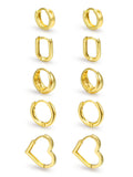 Damen Ohrringe-Set mit verschiedenen Designs und modernen Formen Shop Nory