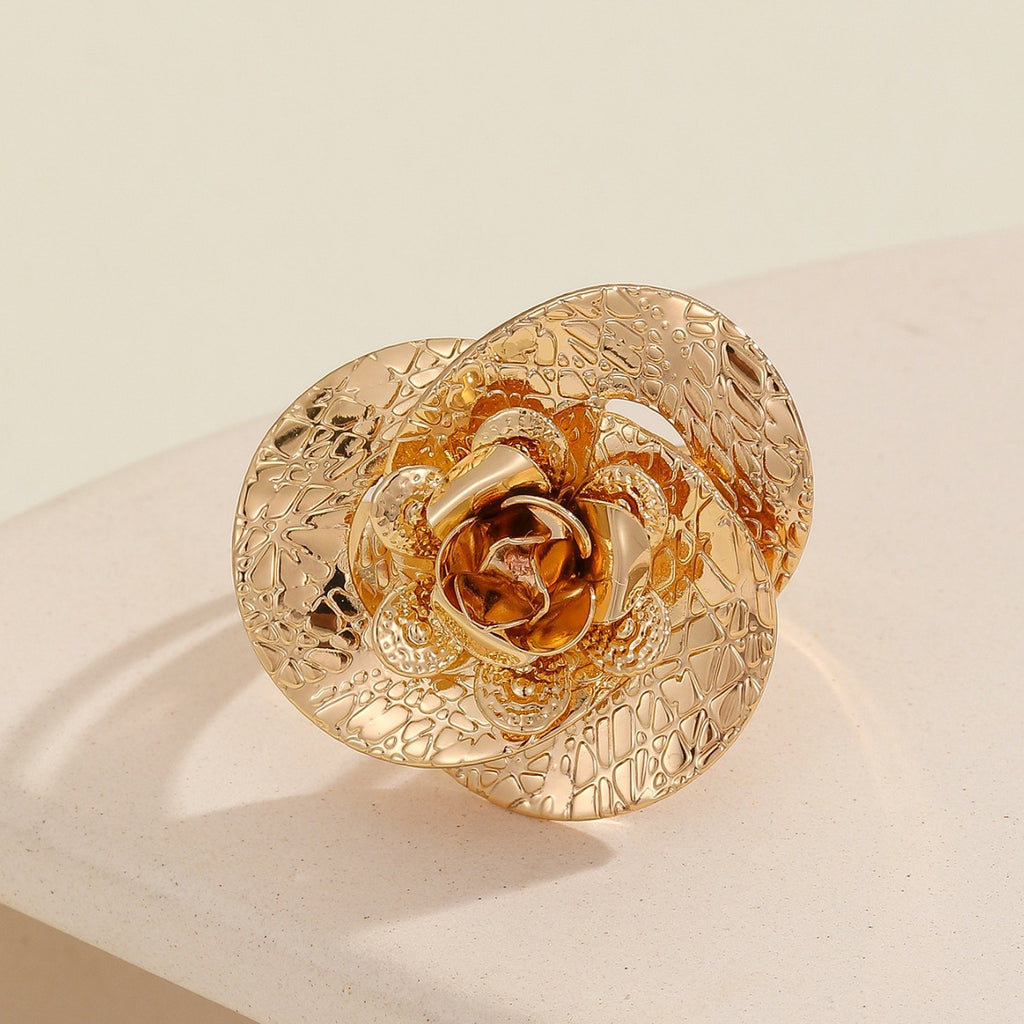 Damen Ring mit kunstvollem Rosendesign Shop Nory