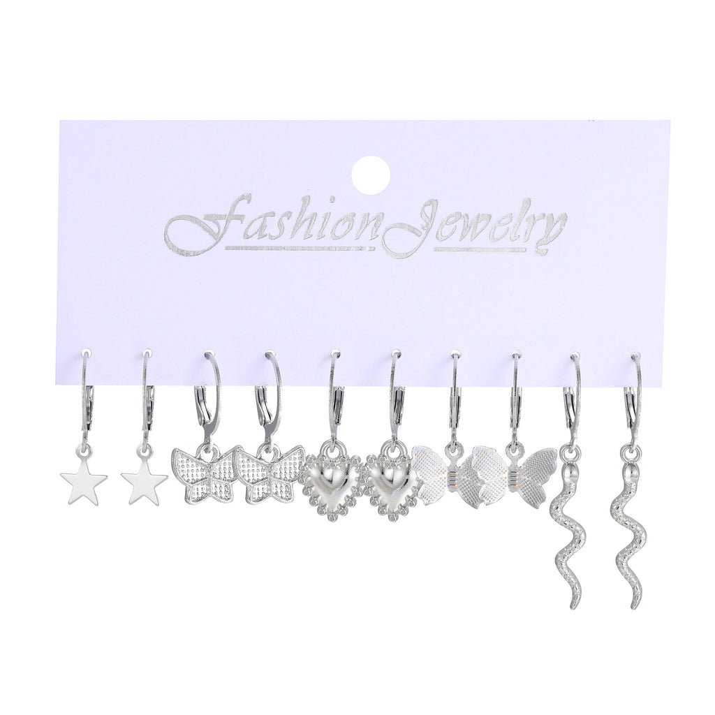 Damen Ohrringe Set mit verspielten Designs und funkelnden Details Shop Nory