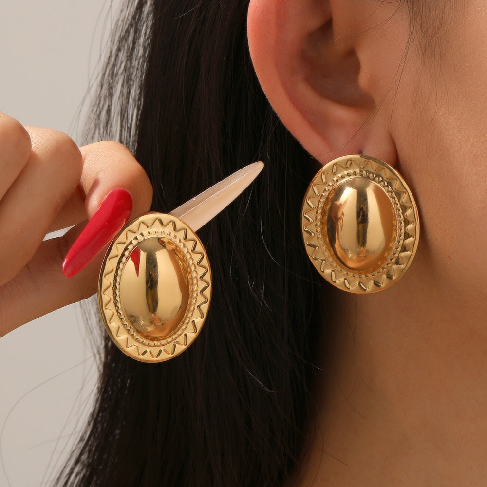 Damen Ohrstecker im eleganten Muschelformat Shop Nory