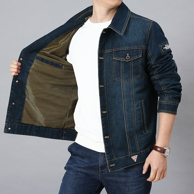 Herren Klassische Jeansjacke Shop Nory