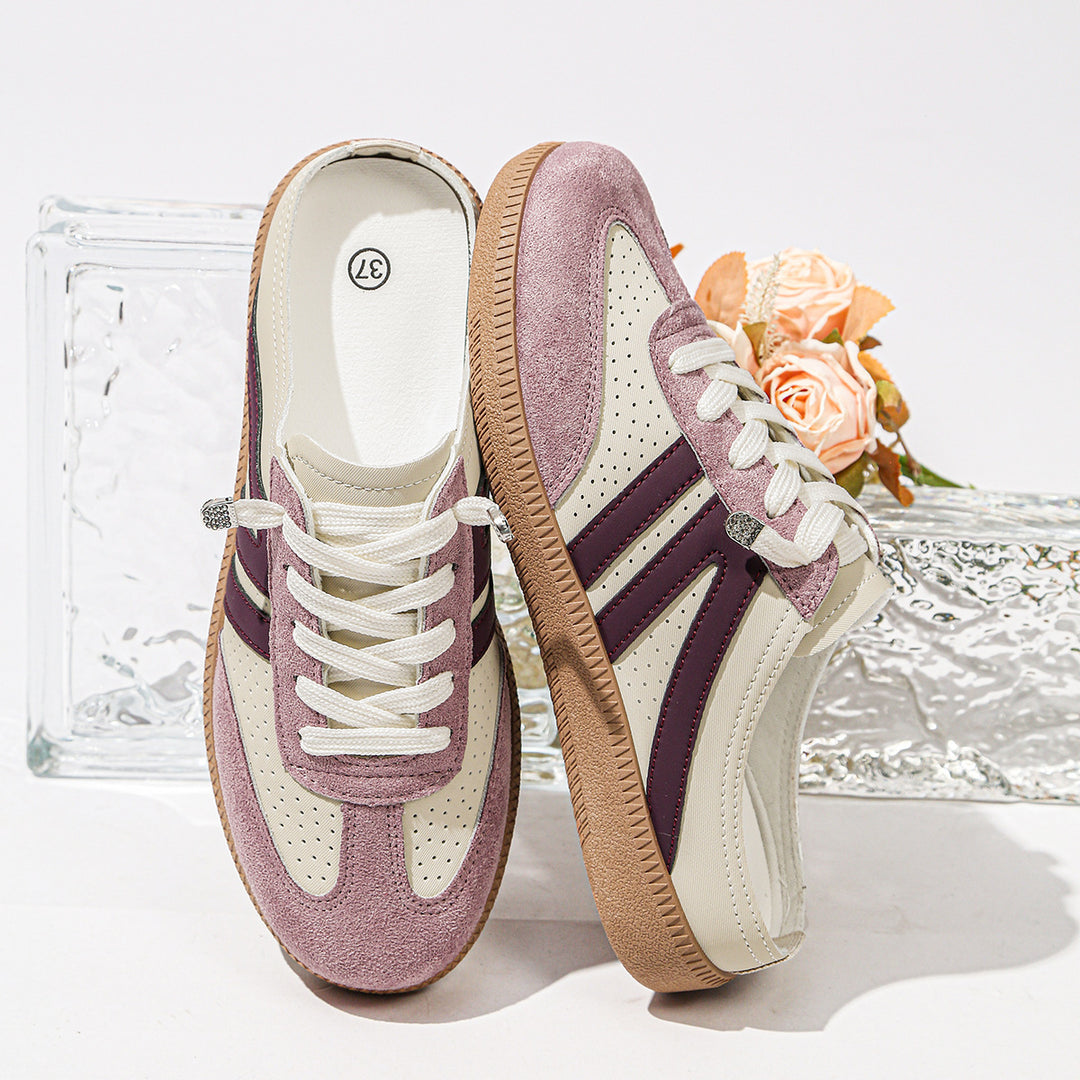 Damen Retro-Sneaker mit Gumsohle und gepolsterter Innensohle Shop Nory