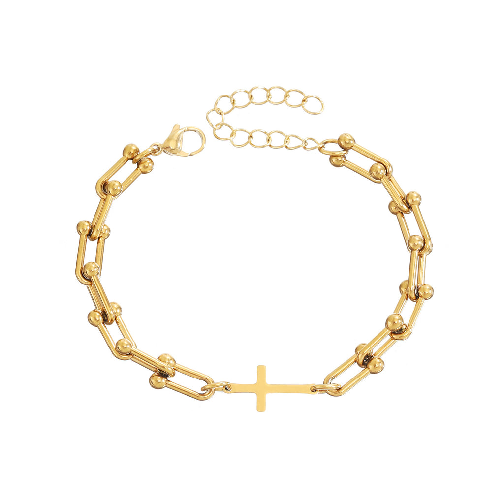Damenarmband mit außergewöhnlichem Kreuzdesign Shop Nory