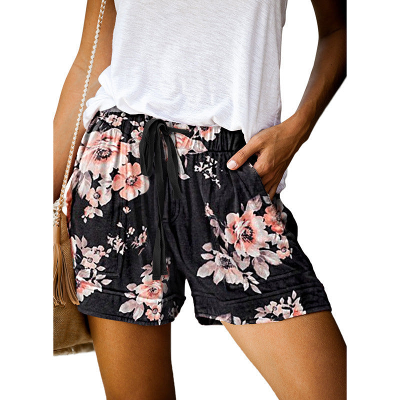 Damen Bequeme Sommer-Shorts mit elastischem Bund und praktischen Taschen