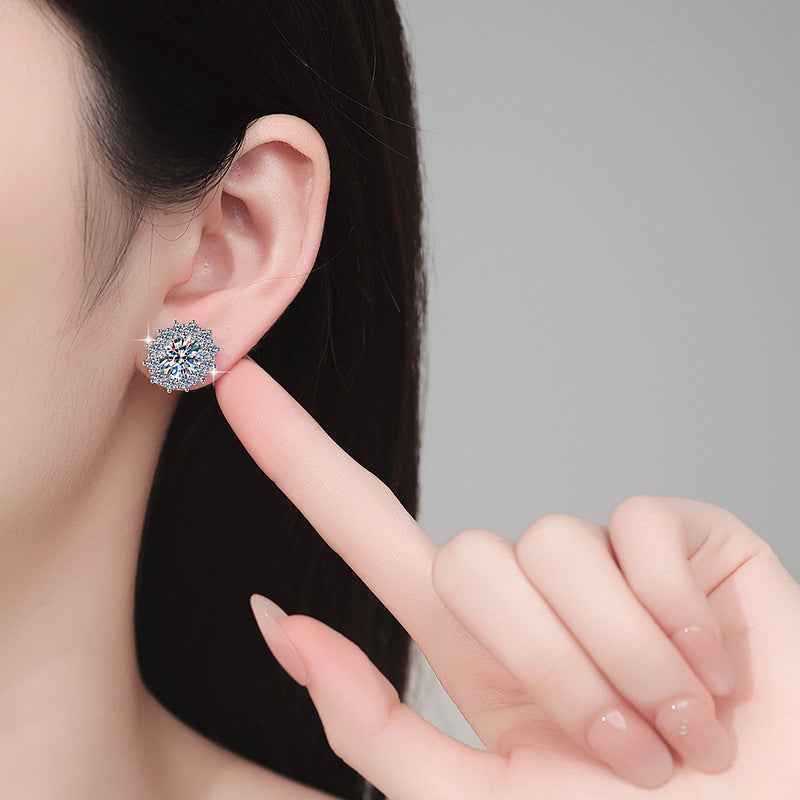 Damen Ohrringe mit funkelnden Zirkonia und luxuriösem Design Shop Nory