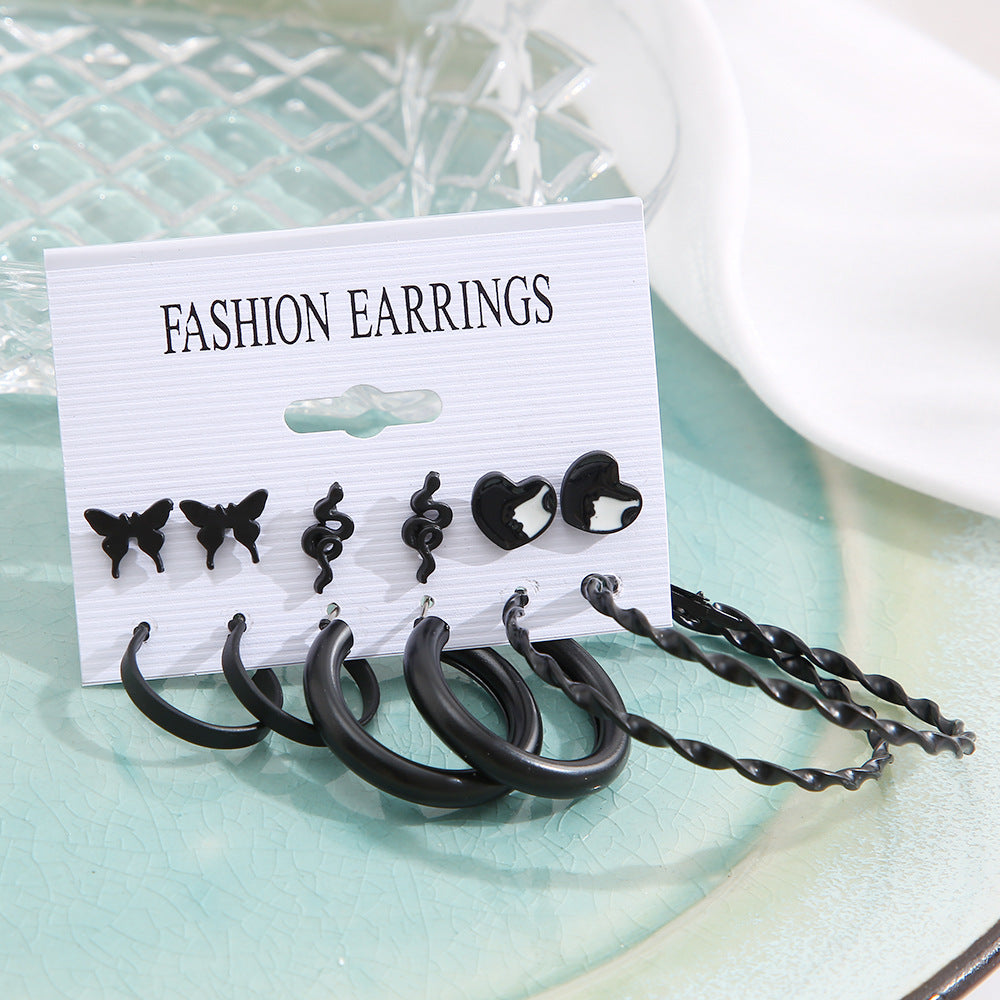 Damen Ohrringe Set mit verschiedenen kreativen Designs Shop Nory