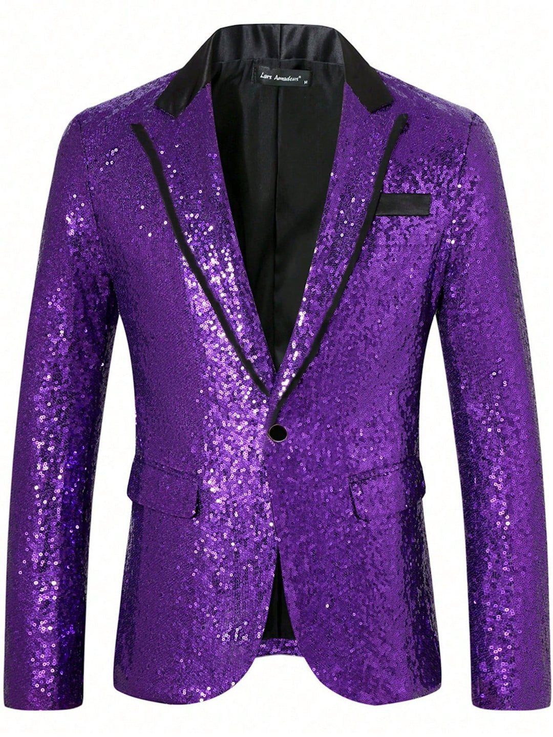 Herren Glamouröser Paillettenblazer