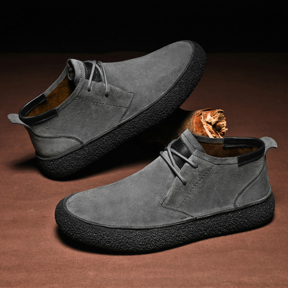Herren Bequeme Chukka-Stiefel mit rutschfester Sohle und atmungsaktivem Design Shopnory