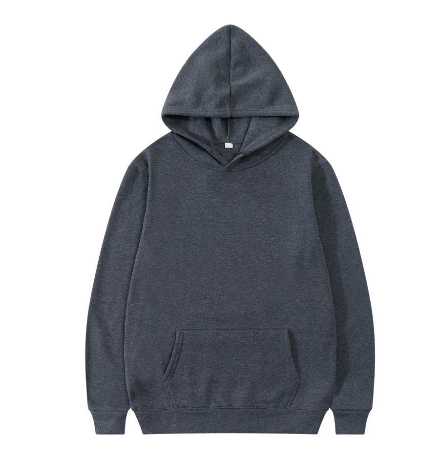 Unisex Oversized Kapuzenpullover aus schwerer Baumwollmischung mit Kängurutasche und gerippten Bündchen Shop Nory