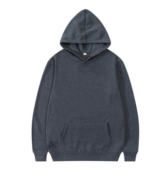 Unisex Oversized Kapuzenpullover aus schwerer Baumwollmischung mit Kängurutasche und gerippten Bündchen Shop Nory