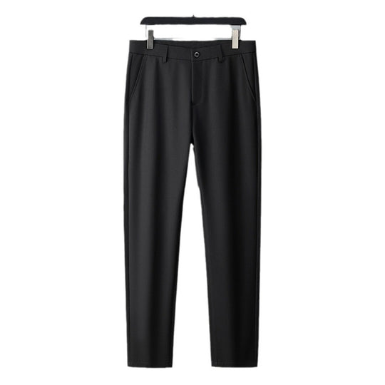 Herren Schmal geschnittene Anzughose aus Stretchtwill mit geradem Bein Shop Nory