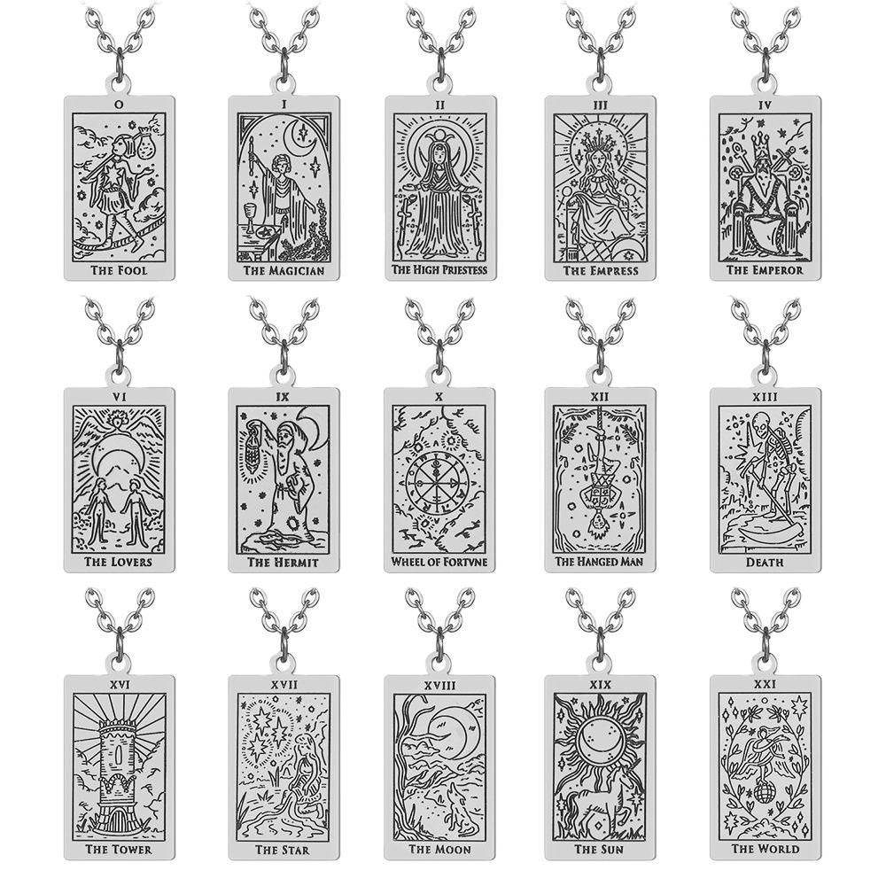 Damen Anhänger mit einzigartigem Tarot-Motiv Shop Nory